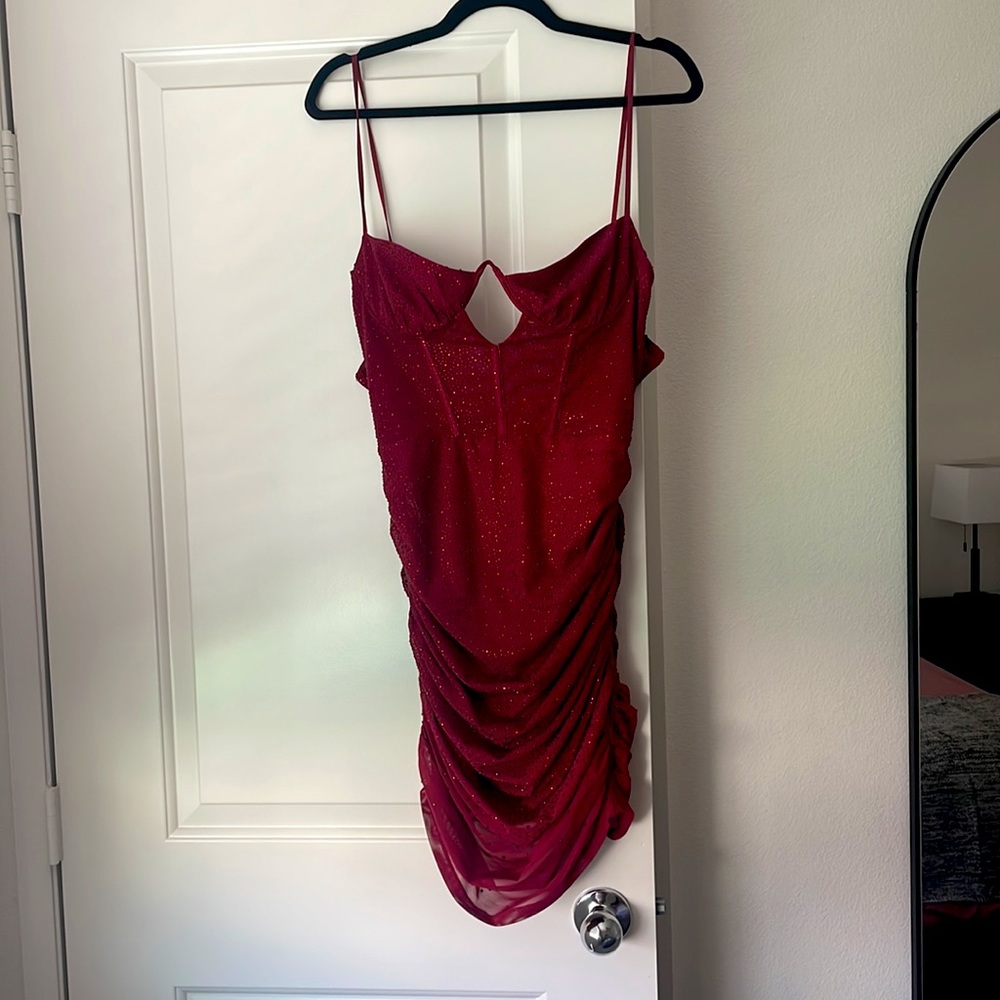 Oh Polly embellished sparkly dress